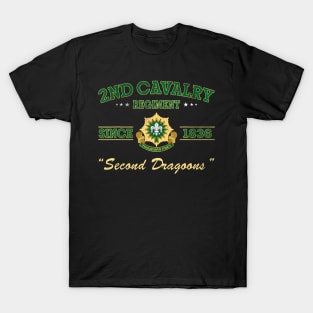 2Nd Cavalry Regiment Veteran Military Father Day T-Shirt